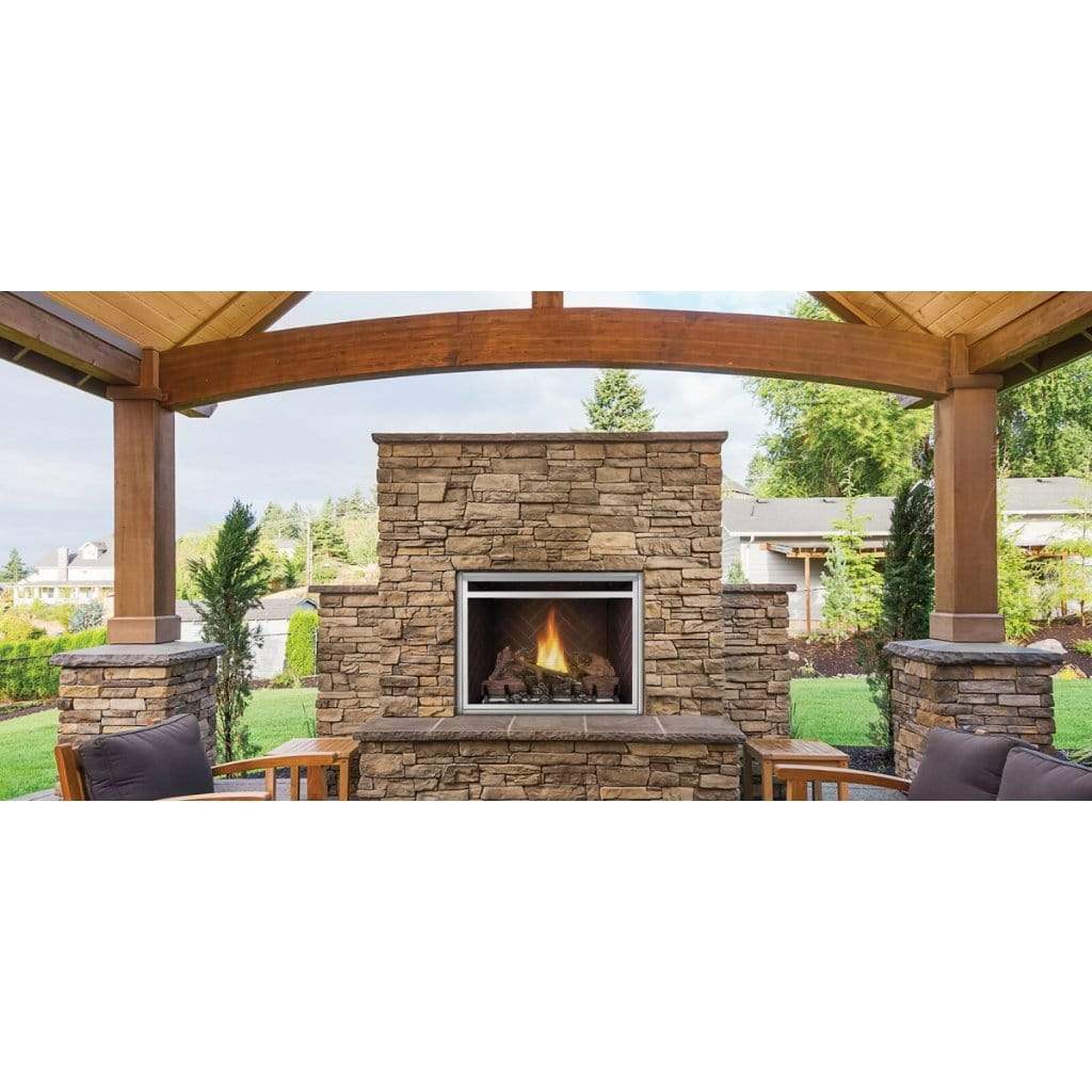 Napoleon GSS36CFN Riverside Clean Face Stainless Steel Outdoor Gas Fireplace, 42-Inch, Electronic Ignition, Natural Gas