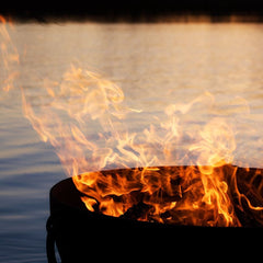 Fire Pit Art NP Nepal Wood Burning Fire Pit