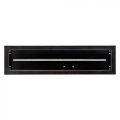 American Fire Glass Spark Ignition Fire Pit Kits, Oil Rubbed Bronze Linear Channel Pans