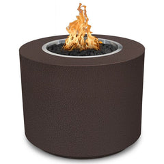 The Outdoor Plus Beverly Fire Pit Powder Coat Copper Vein Finish with White Background