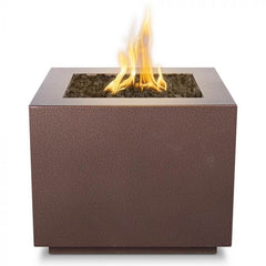 The Outdoor Plus Forma Fire Pit Copper Vein Finish with White Background