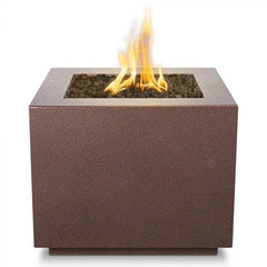 The Outdoor Plus Forma Fire Pit Java Finish with White Background