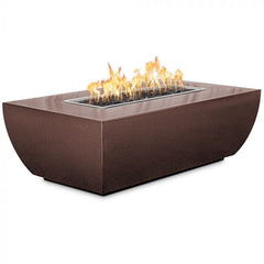 The Outdoor Plus Avalon 15-inch Tall Fire Pit Powder Coat Copper Vein Finish