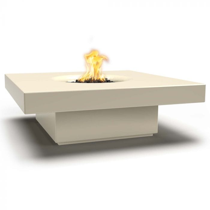 The Outdoor Plus 48-inch Balboa Fire Pit with Vanilla Finish