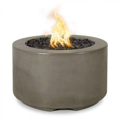 The Outdoor Plus 32x18-inch Florence Fire Pit Ash Finish with White Background