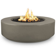 The Outdoor Plus 42x18-inch Florence Fire Pit Ash Finish with White Background