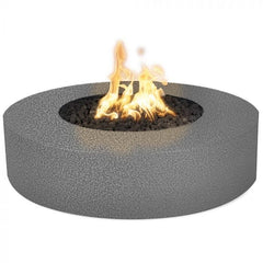 The Outdoor Plus 42-inch Florence Fire Pit with Silver Finish