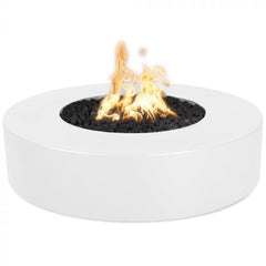 The Outdoor Plus 42-inch Florence Fire Pit with White Finish