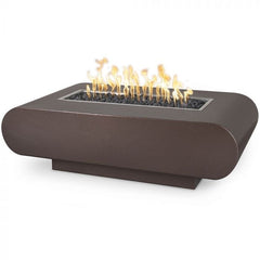 The Outdoor Plus La Jolla Fire Pit Copper Vein Finish with White Background