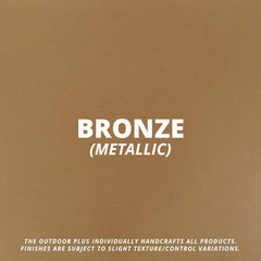 The Outdoor Plus Metallic Bronze Color Finish