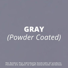 Gray Powder Coated Color Swatch