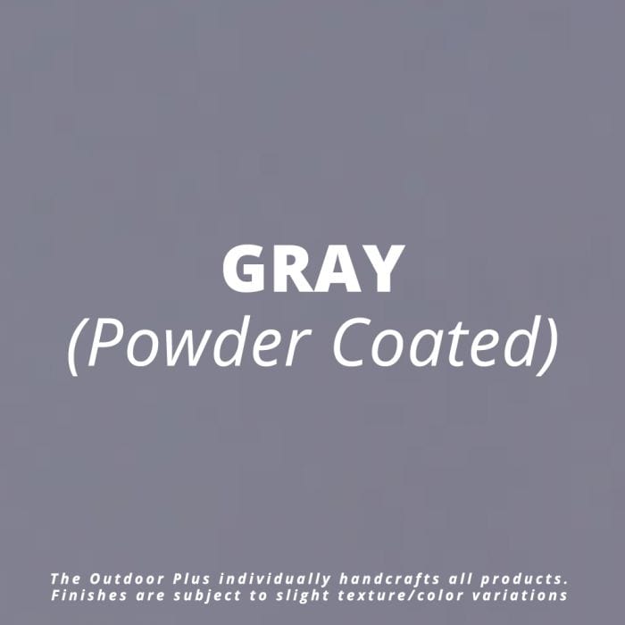 Gray Power Coated Color Swatch