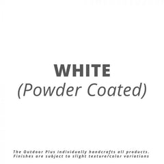 White Powder Coated Color Swatch