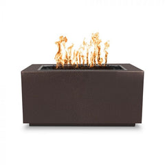 The Outdoor Plus Pismo Powder Coated Fire Pit Copper Vein Finish in White Background