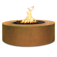 The Outdoor Plus 18-inch Tall Unity Fire Pit with Corten Finish