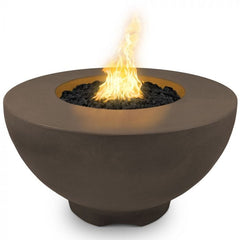 The Outdoor Plus 37-inch Sienna Fire Pit with Chocolate Finish