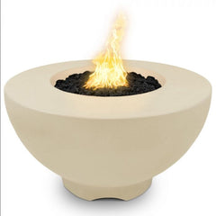 The Outdoor Plus 37-inch Sienna Fire Pit with Vanilla Finish