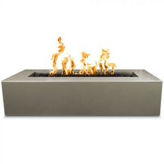 The Outdoor Plus Regal Concrete Fire Pit Ash Finish in White Background