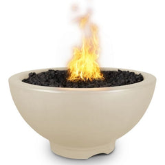 The Outdoor Plus 38-inch Sonoma Fire Pit with Vanilla Finish