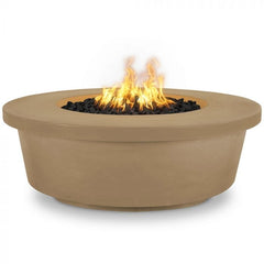 The Outdoor Plus Tempe Concrete Fire Pit in Brown Finish