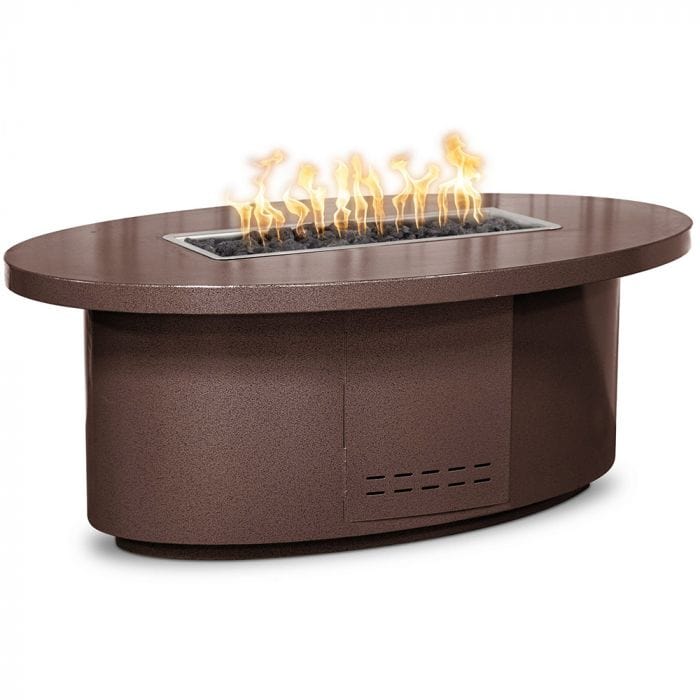 The Outdoor Plus Vallejo Powder Coated Fire Pit in Hammered Copper Finish