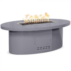 The Outdoor Plus Vallejo Powder Coated Fire Pit in Hammered Gray Finish
