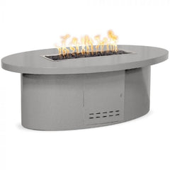 The Outdoor Plus Vallejo Powder Coated Fire Pit in Hammered Pewter Finish