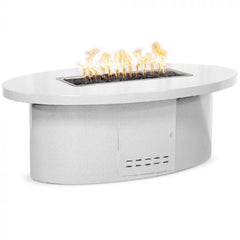The Outdoor Plus Vallejo Powder Coated Fire Pit in White Finish