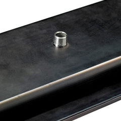 American Fire Glass Linear Oil Rubbed Bronze Drop-in Pan with Burner