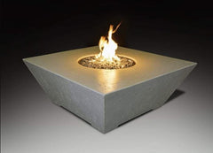 Grand Canyon Olympus OSQRFT-484818 Square Concrete Gas Fire Pit, 48x48-Inch