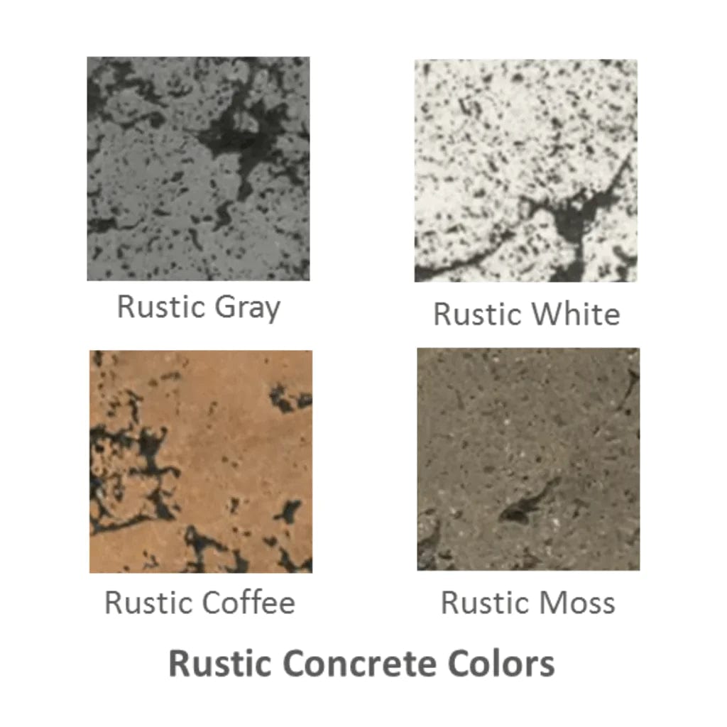 The Outdoor Plus Different Rustic Concrete Colors