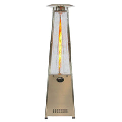 Radtec Pyramid Flame 93" Tall Stainless Steel Propane Patio Heater