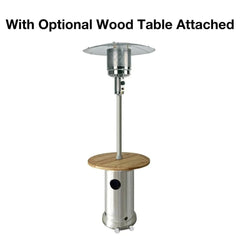 Radtec Real Flame 96" Tall Stainless Steel Propane Patio Heater