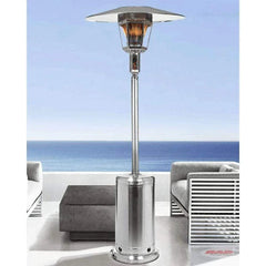 Radtec Real Flame 96" Tall Stainless Steel Natural Gas Patio Heater