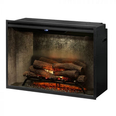 Dimplex RBF36WC Revillusion Built-In Electric Fireplace with Weathered Concrete Backer, 36-Inches