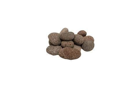 HPC Fire Red Rolled Lava Stone, 1/2 Cubic Foot