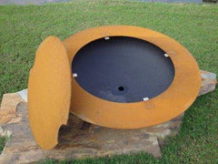 Fire Pit Art MAG/LID Magnum with Lid Wood Burning Fire Pit