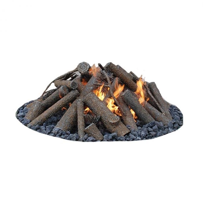 Warming Trends Steel Log Set For 36-Inch Fire Pit with White Background