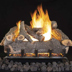 Superior SMOKYWEATHERED Smoky Weathered Oak Vented Gas Log Set