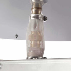 HPC Fire FPPK Push Button Flame Sensing Gas Fire Pit Kit, Rectangular Bowl Pan