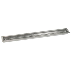 American Fire Glass SS-LCBSIT-60 Linear Stainless Steel Drop-In Pan with S.I.T. System 60 x 6-Inch