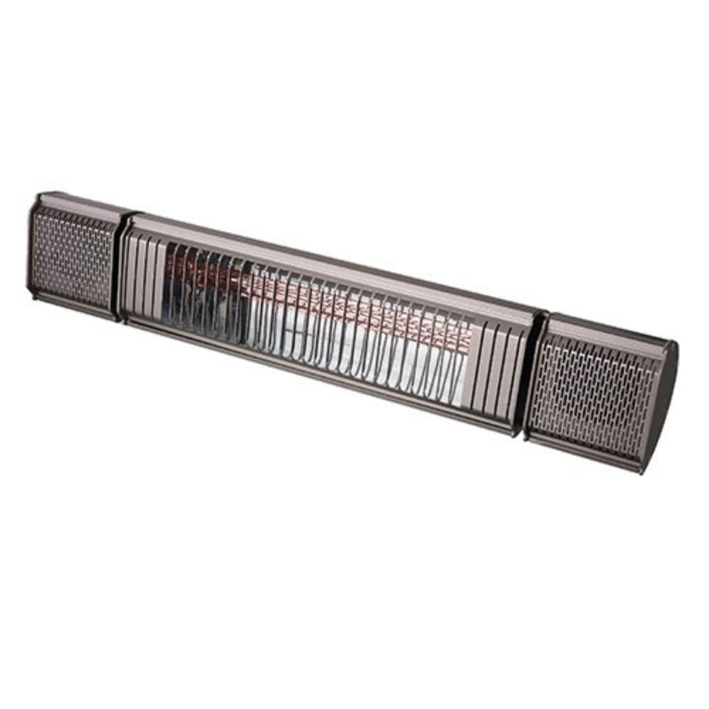 Sunheat 19" 1500W 120V Infrared Outdoor Weatherproof Electric Heater with Bluetooth Remote