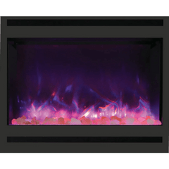 Amantii Decorative Steel Surround for 31-Inch Zero Clearance Electric Fireplace ZECL-31-3228-STL