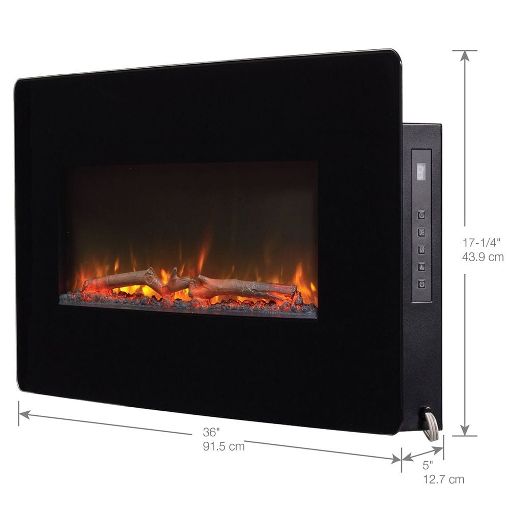 Dimplex SWM3520 Wall Mount/Tabletop Winslow Linear Electric Fireplace, 36-Inch