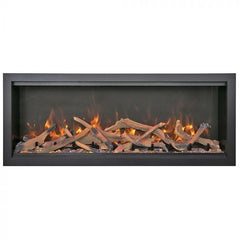 Amantii Symmetry Series Bespoke Extra Tall Built-In Smart Electric Fireplace with Remote & Media, 60-Inches