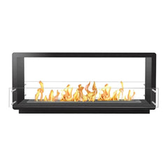 The Bio Flame Firebox 60-Inch DS Double Sided Ethanol Fireplace