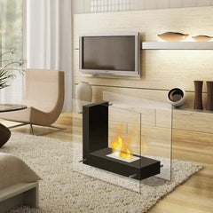 The Bio Flame 47" Allure Free Standing  Ethanol Fireplace