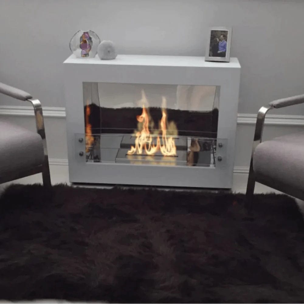 The Bio Flame 36" Rogue 2.0 Single Sided Free Standing  Ethanol Fireplace