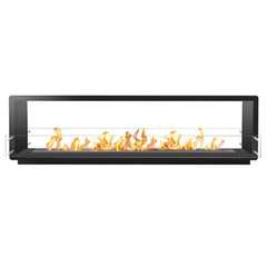 The Bio Flame Firebox 96-Inch DS Double Sided Ethanol Fireplace