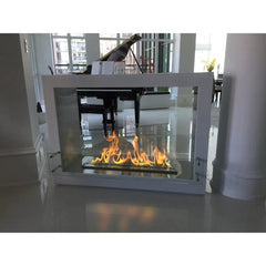 The Bio Flame 53" Sek XL Free Standing  Ethanol Fireplace
